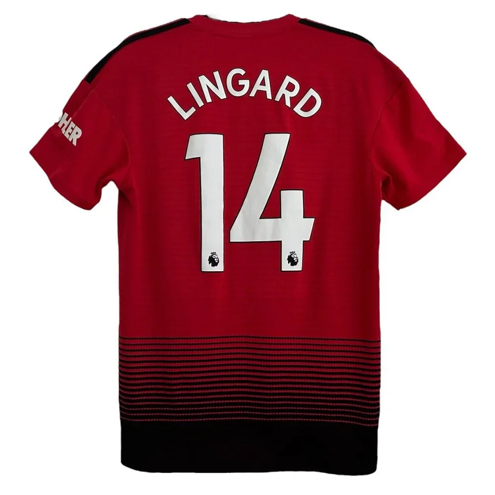 Adidas Climalite Soccer Jersey Medium Manchester United Chevrolet EUC Lingard